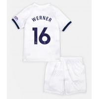 Dres Tottenham Hotspur Timo Werner #16 Domáci pre deti 2023-24 Krátky Rukáv (+ trenírky)